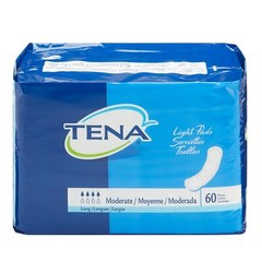 TENA Moderate Absorbency Long Pad -Case of 180 #41409