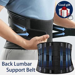 Lower Back Brace Adjustable Lumbar Support Belt Sciatica Pain Relief Men Women